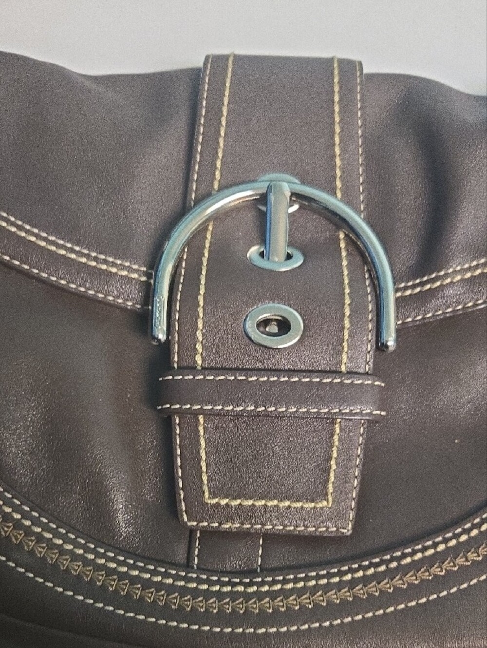 COACH Classic Women's Brown Leather Shoulder Bag - Unbranded - Picture 3 of 11